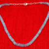 Blue Topaz Gemstone Faceted Bead Necklace NS-1539