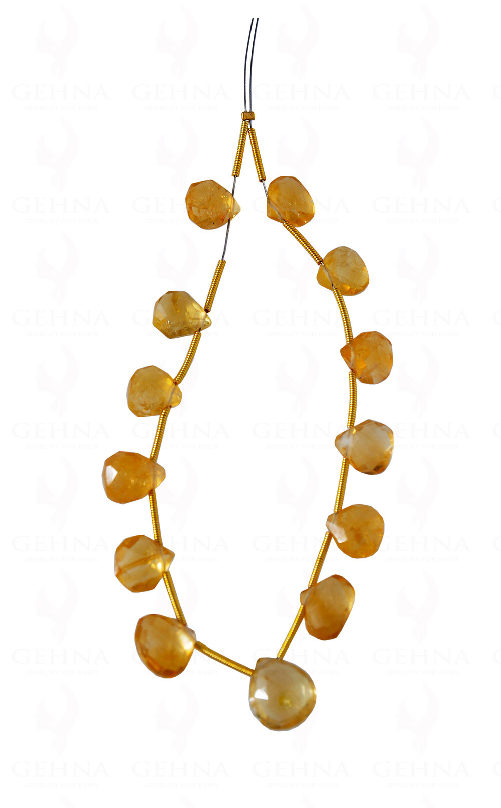 Citrine Gemstone Faceted Tabeez Shaped Loose Pieces NS-1605