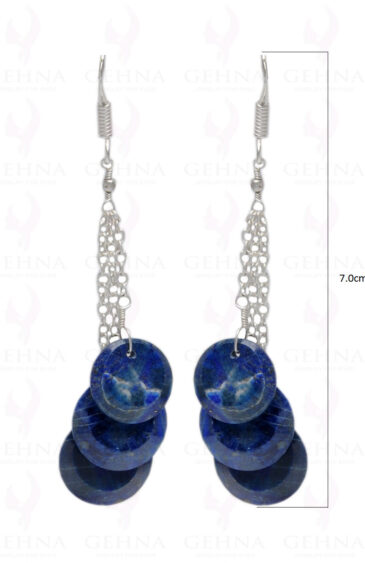 Lapis Lazuli Gemstone Earring Made In.925 Sterling Silver ES-1608