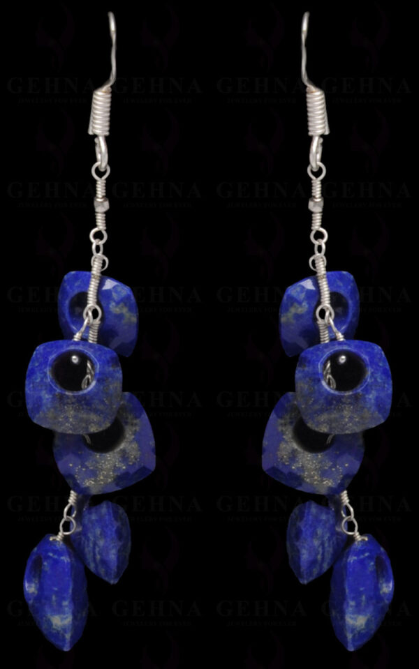 Lapis Lazuli Gemstone Earring Made In.925 Sterling Silver ES-1612