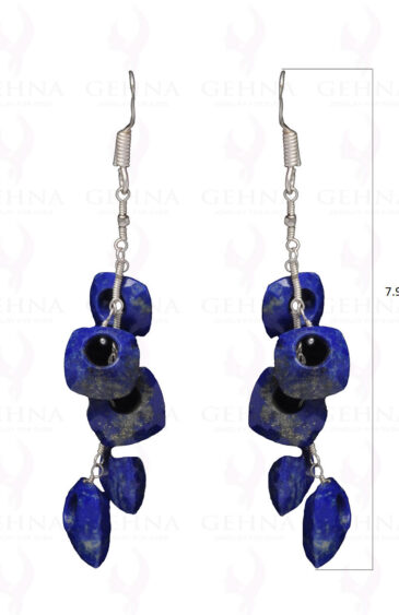 Lapis Lazuli Gemstone Earring Made In.925 Sterling Silver ES-1612