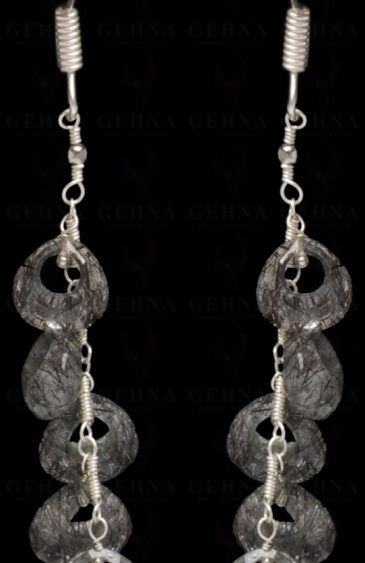 Tourmaline Quartz Gemstone Earring Made In.925 Sterling Silver ES-1614