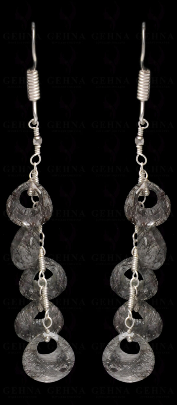 Tourmaline Quartz Gemstone Earring Made In.925 Sterling Silver ES-1614