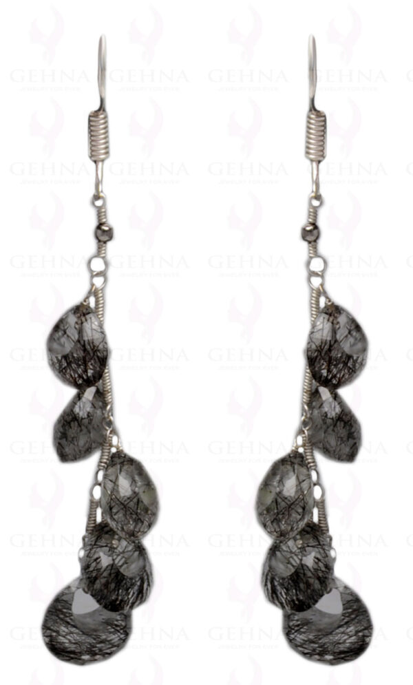 Tourmaline Quartz Gemstone Earring Made In.925 Sterling Silver ES-1614