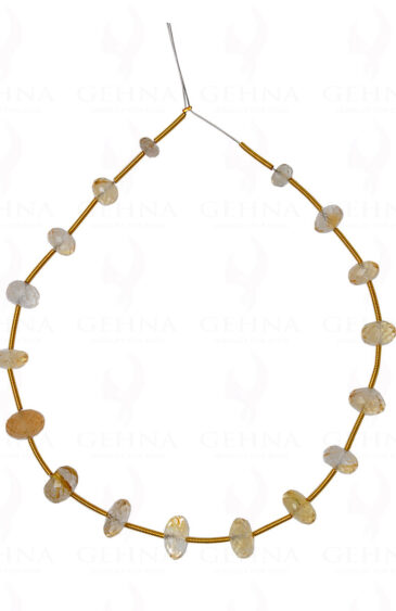 Citrine gemstone Faceted Bead Loose Pieces NS-1634