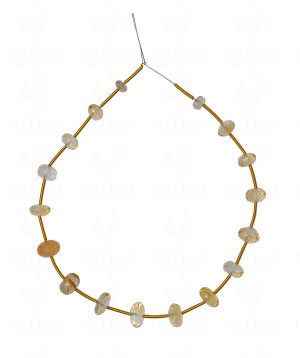 Citrine gemstone Faceted Bead Loose Pieces NS-1634