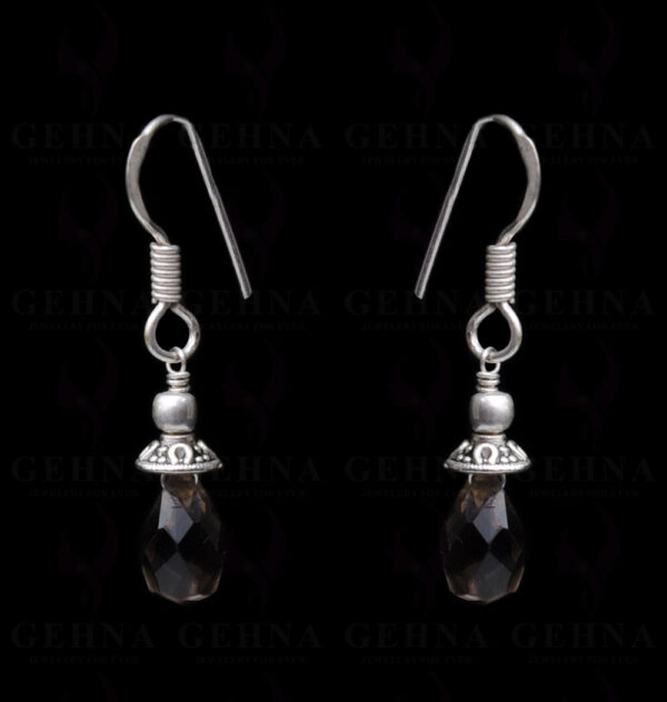 Smoky Quartz Gemstone Earring In.925 Sterling Silver ES-1645