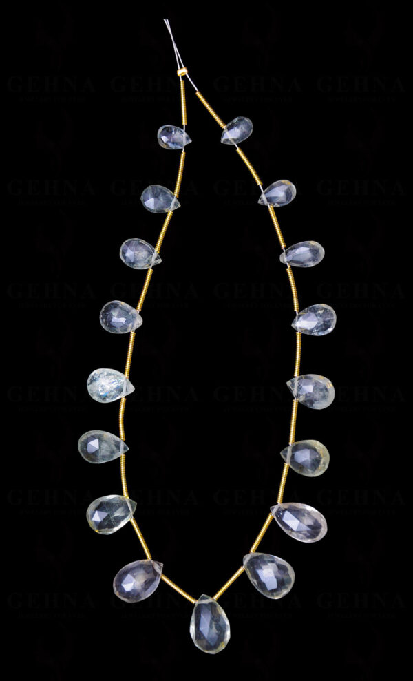 Green Amethyst Gemstone Almond Shaped 17 Loose Pieces NS-1658