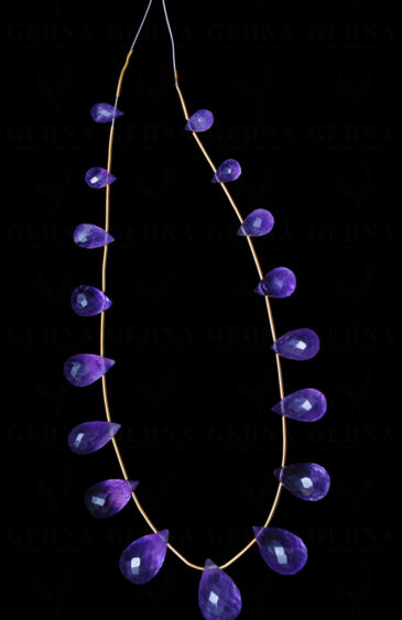 Amethyst Gemstone Almond Shaped 17 Loose Pieces NS-1659