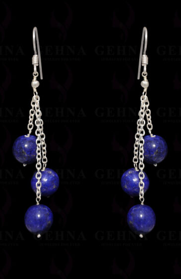 Lapis Lazuli Gemstone Earring In .925 Sterling Silver ES-1684