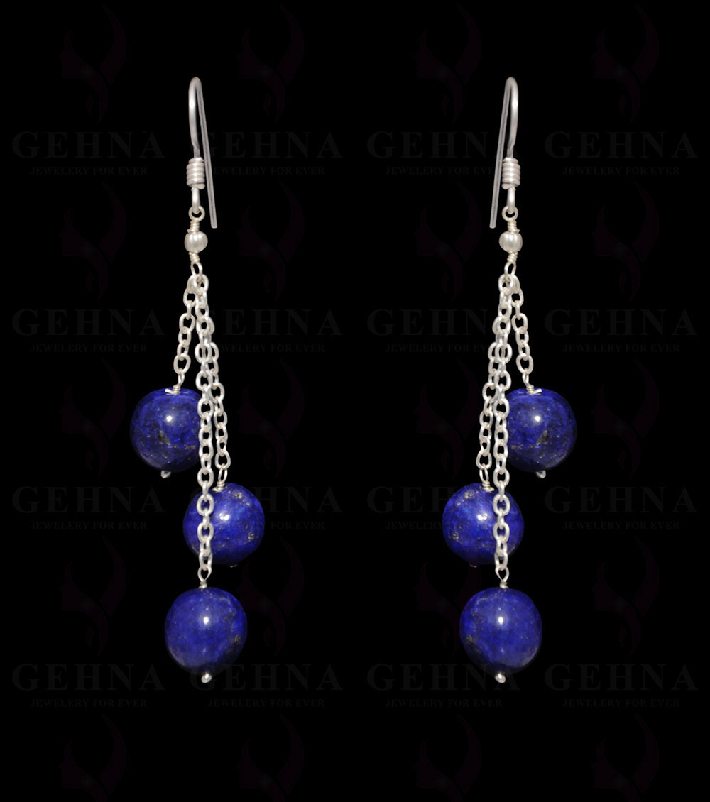 Lapis Lazuli Gemstone Earring In .925 Sterling Silver ES-1684