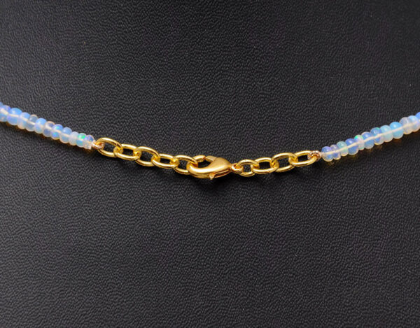 Australian Opal gemstone Round Shaped Bead String NS-1688