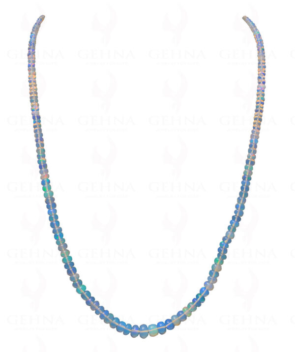 Australian Opal gemstone Round Shaped Bead String NS-1691