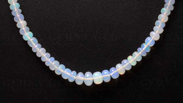 Australian Opal gemstone Round Shaped Bead String NS-1691