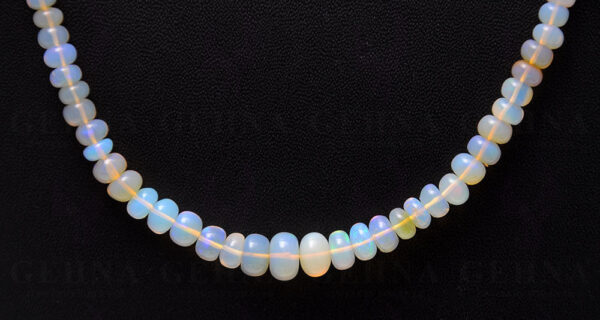 Australian Opal gemstone Round Shaped Bead String NS-1694