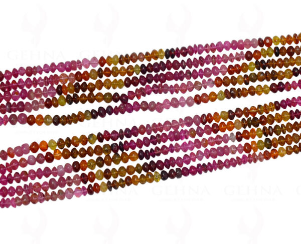 5 Rows of Multi Tourmaline Gemstone Fine Quality Bead Necklace NS-1698