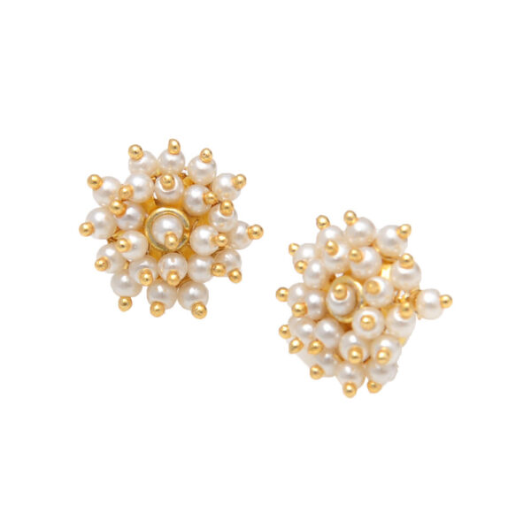 Pearl Stud Earring In 925 Sterling Silver ES-1733