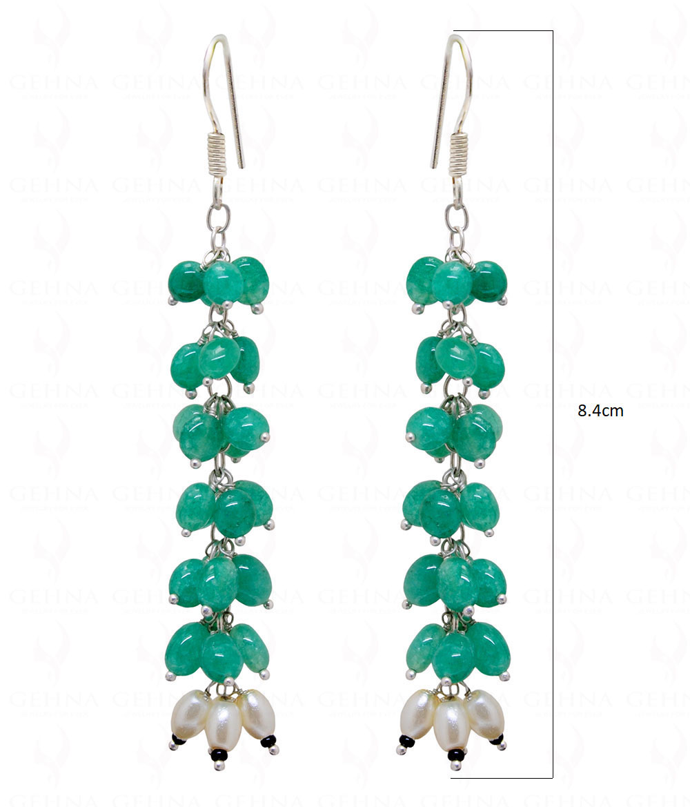 Green Beads Earrings – SAZRIKA