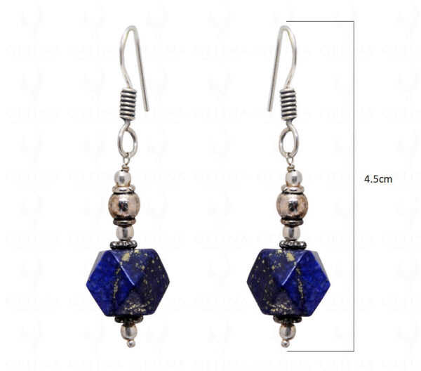 Lapis Lazuli Gemstone Bead Earrings ES-1746