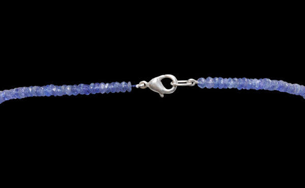 tanzanite gemstone faceted bead necklace with stone studded Necklace NS-1755