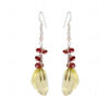 Spinel & Yellow Topaz Gemstones Beaded Earrings ES-1776