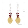 Spinel & Yellow Topaz Gemstones Beaded Earrings ES-1776