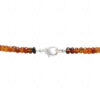 Multicolor tourmaline gemstone faceted bead necklace NS-1784