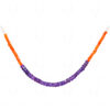 carlenian & multicolor gemstone faceted bead necklace NS-1785