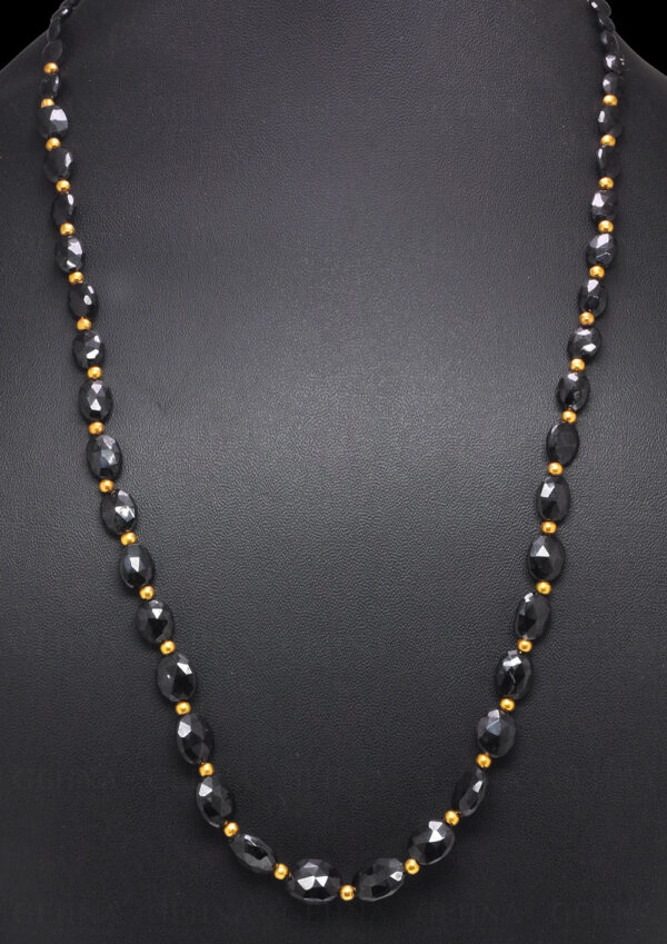 Spinel Gemstone faceted bead necklace  NS-1790