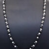 MooNS-tone & black spinel gemstone bead necklace NS-1791