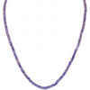 Tanzanite gemstone beaded necklace NS-1794