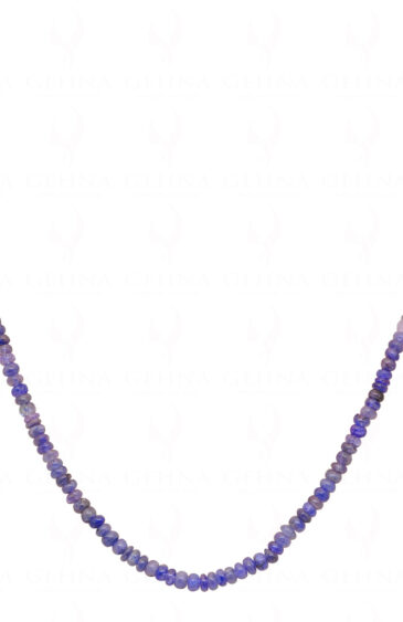 Tanzanite gemstone beaded necklace NS-1794
