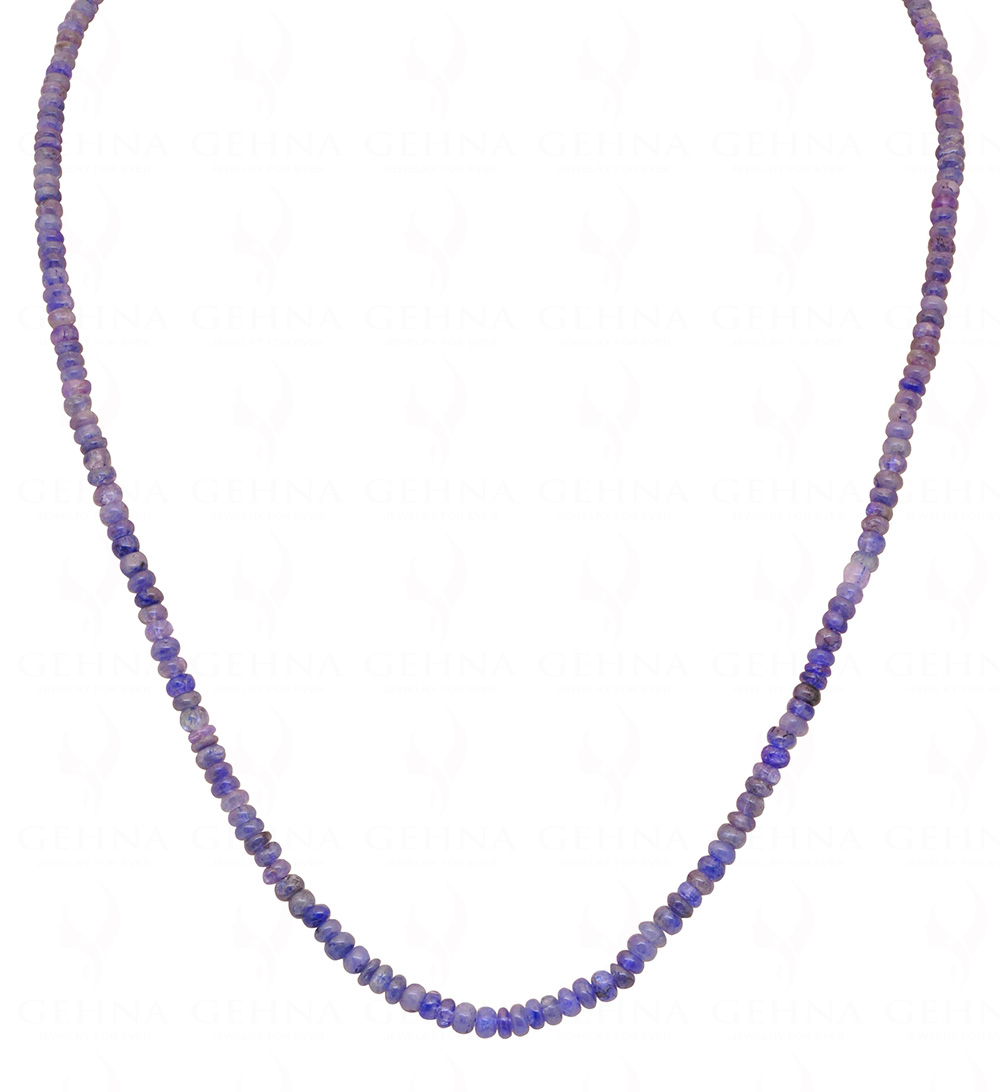 Tanzanite gemstone beaded necklace NS-1794