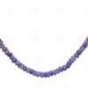 Tanzanite gemstone beaded necklace NS-1794