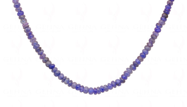 Tanzanite gemstone beaded necklace NS-1794