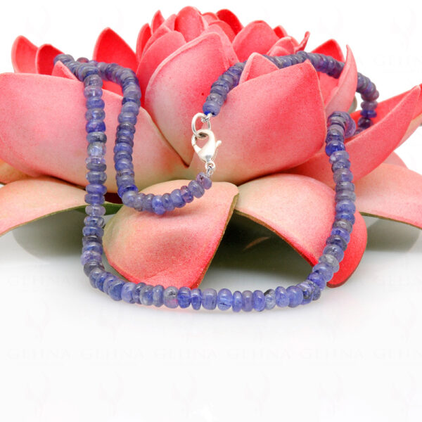 Tanzanite gemstone beaded necklace NS-1794