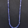 Tanzanite gemstone beaded necklace NS-1794