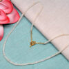 Opal gemstone beaded necklace NS-1795