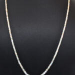 Opal gemstone beaded necklace NS-1795