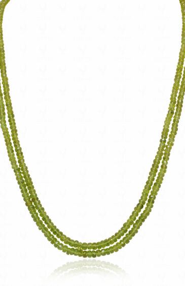 Peridot Gemstone Beaded Necklace NS-1796
