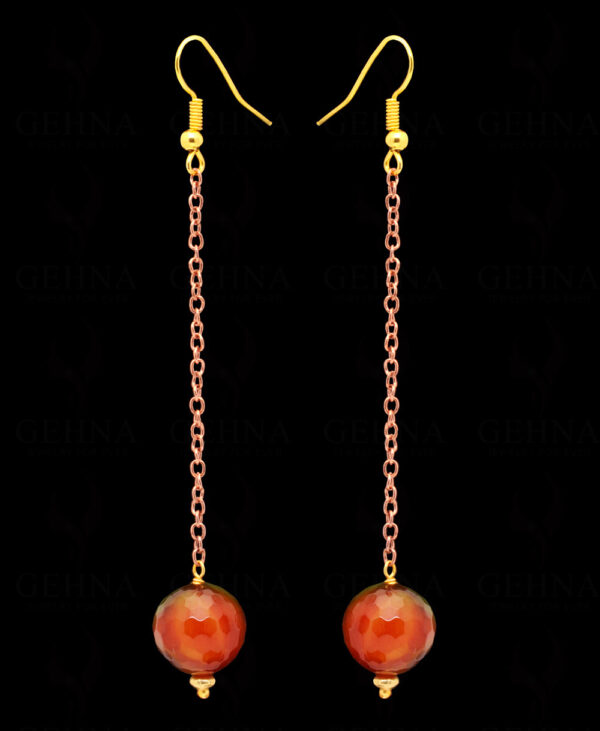 Colorful Agate Gemstone Beaded Earrings  ES-1801