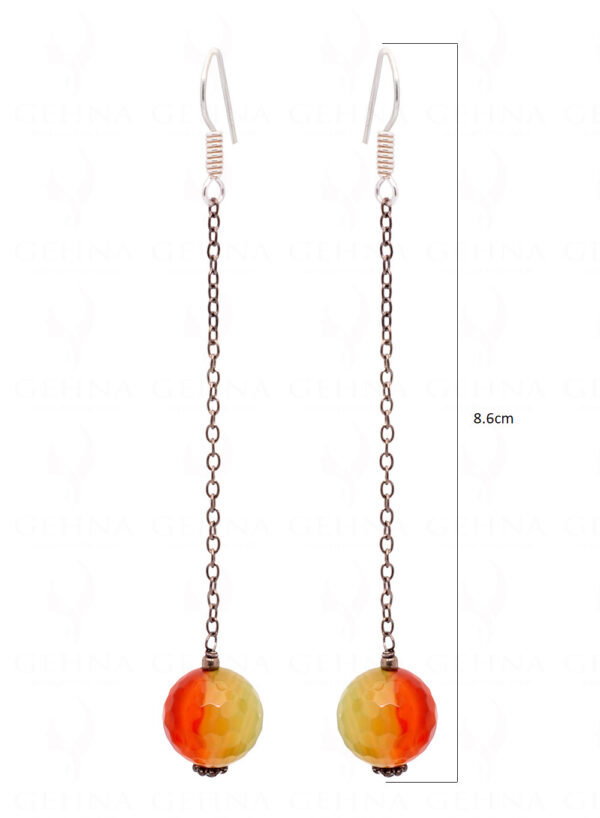 Colorful Agate Gemstone Beaded Earrings  ES-1803