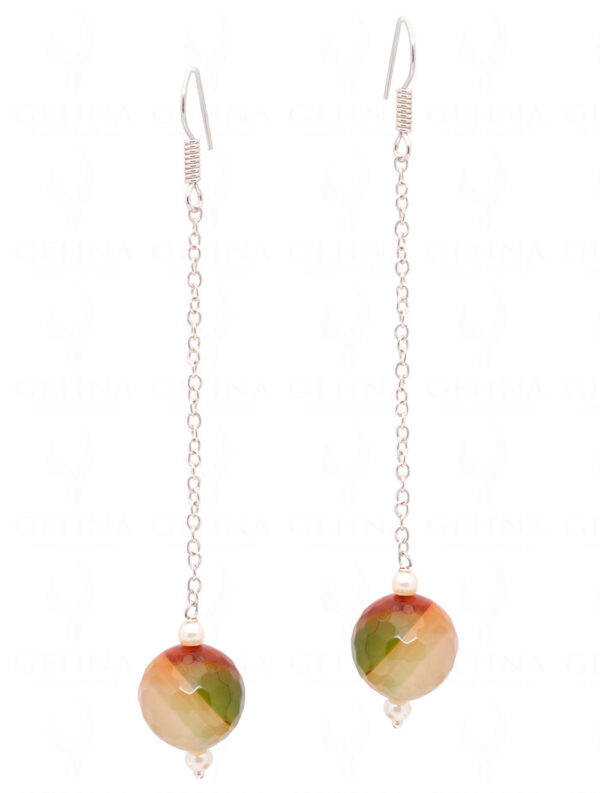 Colorful Agate Gemstone Beaded Earrings  ES-1810