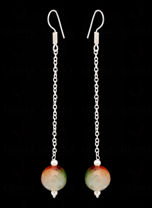 Colorful Agate Gemstone Beaded Earrings  ES-1810