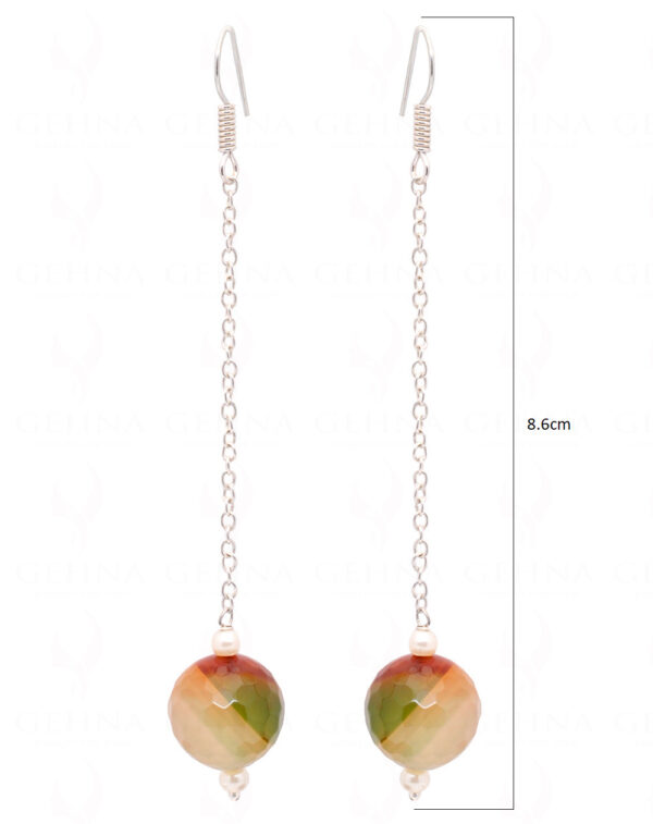 Colorful Agate Gemstone Beaded Earrings  ES-1810