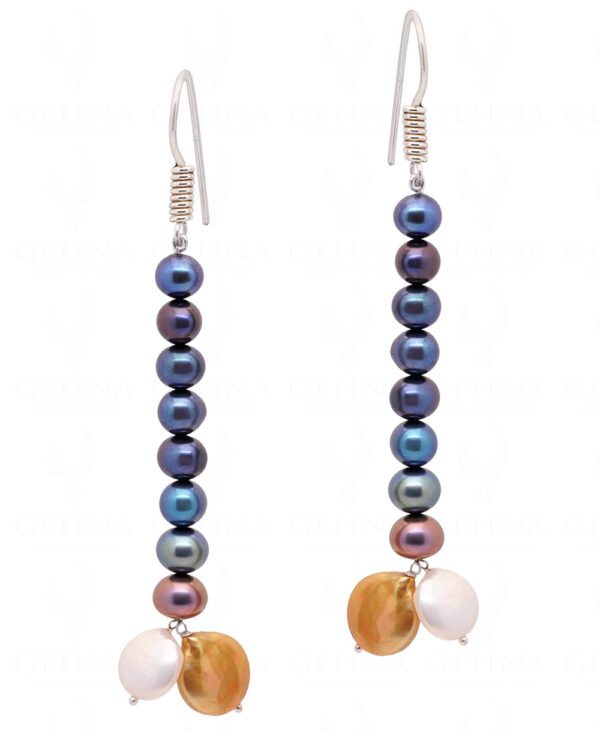 Baroque Pearl Round Shape Beaded Earrings  ES-1811