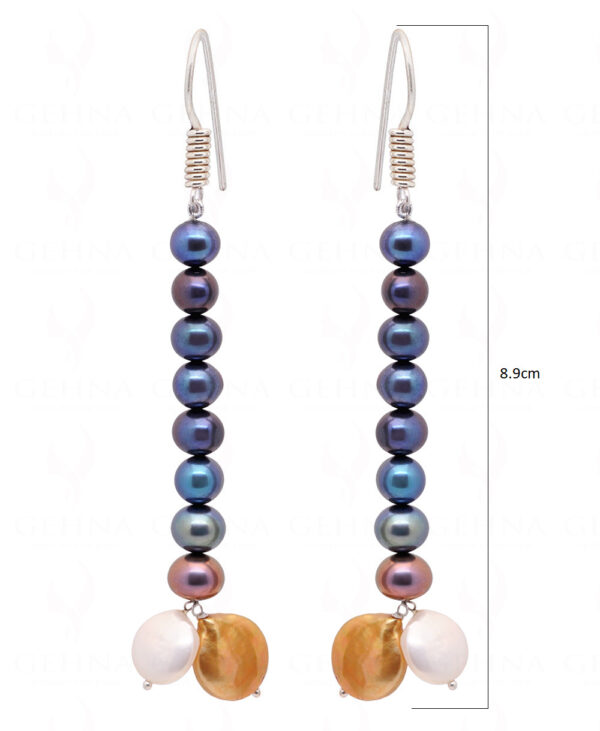 Baroque Pearl Round Shape Beaded Earrings  ES-1811