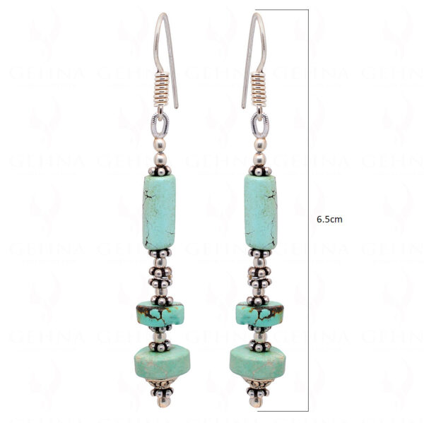 Turquoise Gemstone Beaded Earrings  ES-1817