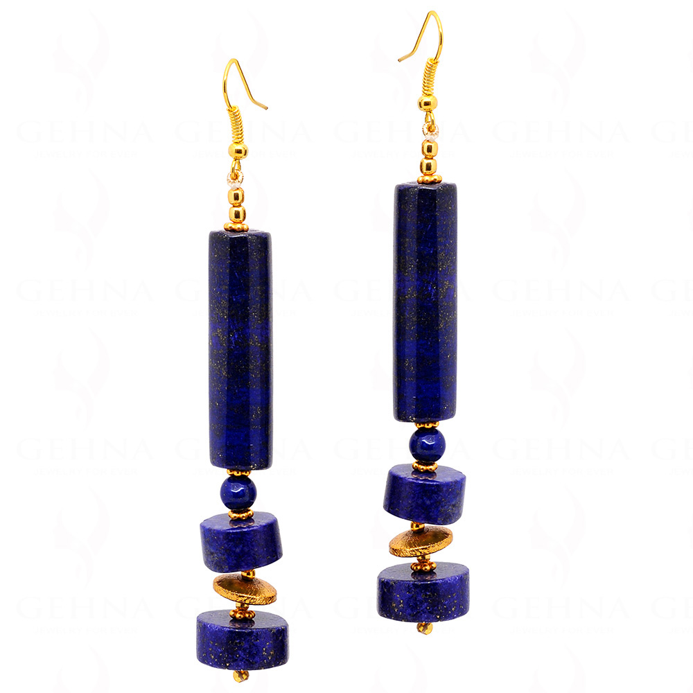 Lapis Lazuli Gemstones Beaded Earrings  ES-1820