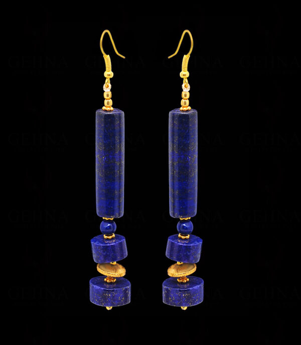 Lapis Lazuli Gemstones Beaded Earrings  ES-1820